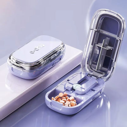 3in1 Pill Cutter And Medicine Splitter  Precise Tablet Divider Quarter  Half Pill Organizer Portabl 18