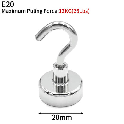 Magnetic Hooks Heavy Duty Neodymium  Super Strong Hanging Solution 1020 Pcs Set 9