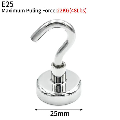 Magnetic Hooks Heavy Duty Neodymium  Super Strong Hanging Solution 1020 Pcs Set 10