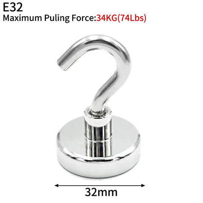 Magnetic Hooks Heavy Duty Neodymium  Super Strong Hanging Solution 1020 Pcs Set 11