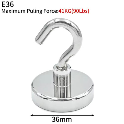 Magnetic Hooks Heavy Duty Neodymium  Super Strong Hanging Solution 1020 Pcs Set 12