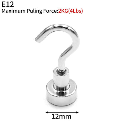 Magnetic Hooks Heavy Duty Neodymium  Super Strong Hanging Solution 1020 Pcs Set 6