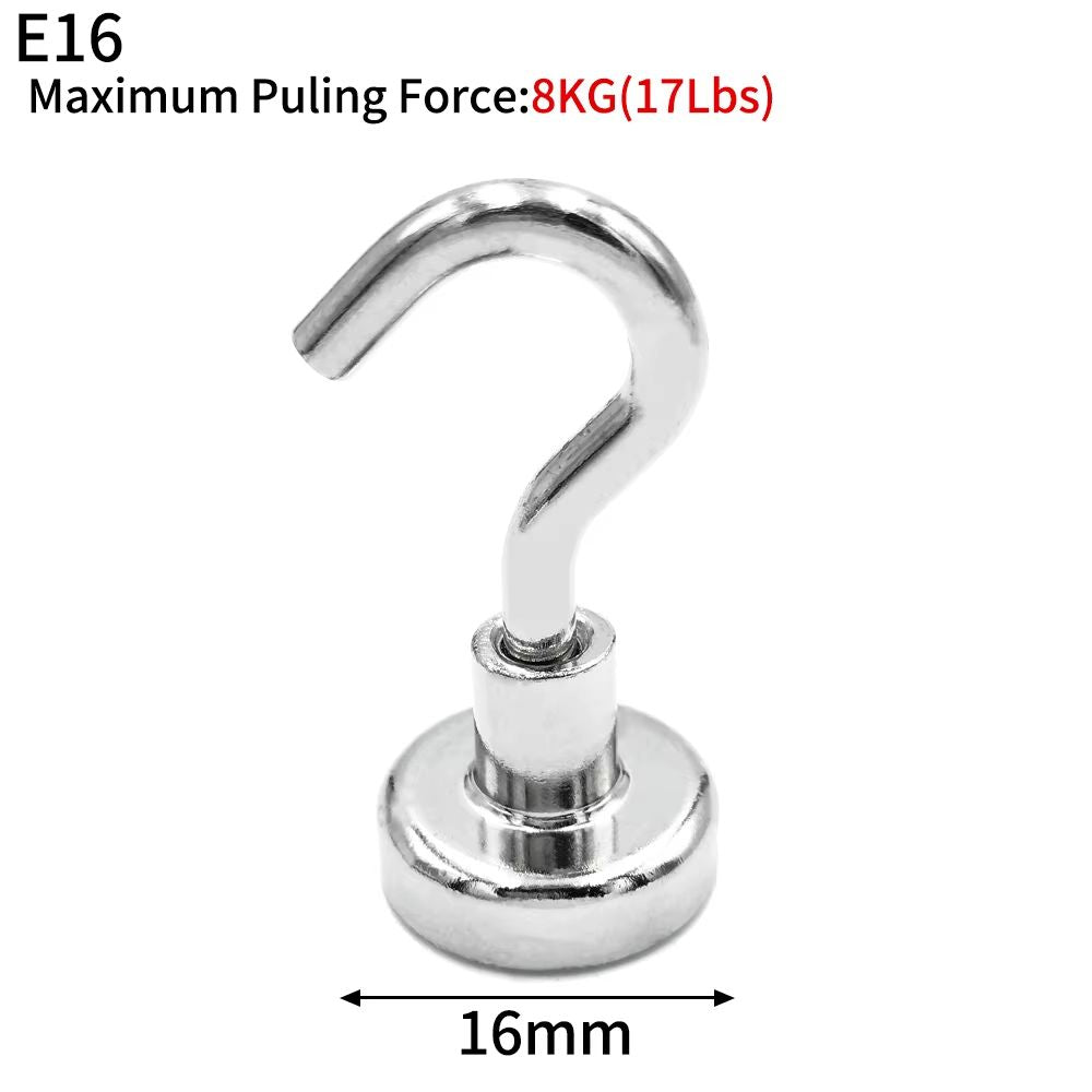 Magnetic Hooks Heavy Duty Neodymium  Super Strong Hanging Solution 1020 Pcs Set 8