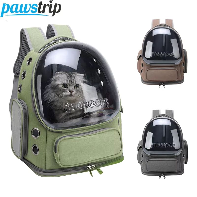 Transparent Cat Carrier Backpack - Breathable Travel Bag for Cats and Small Dogs
