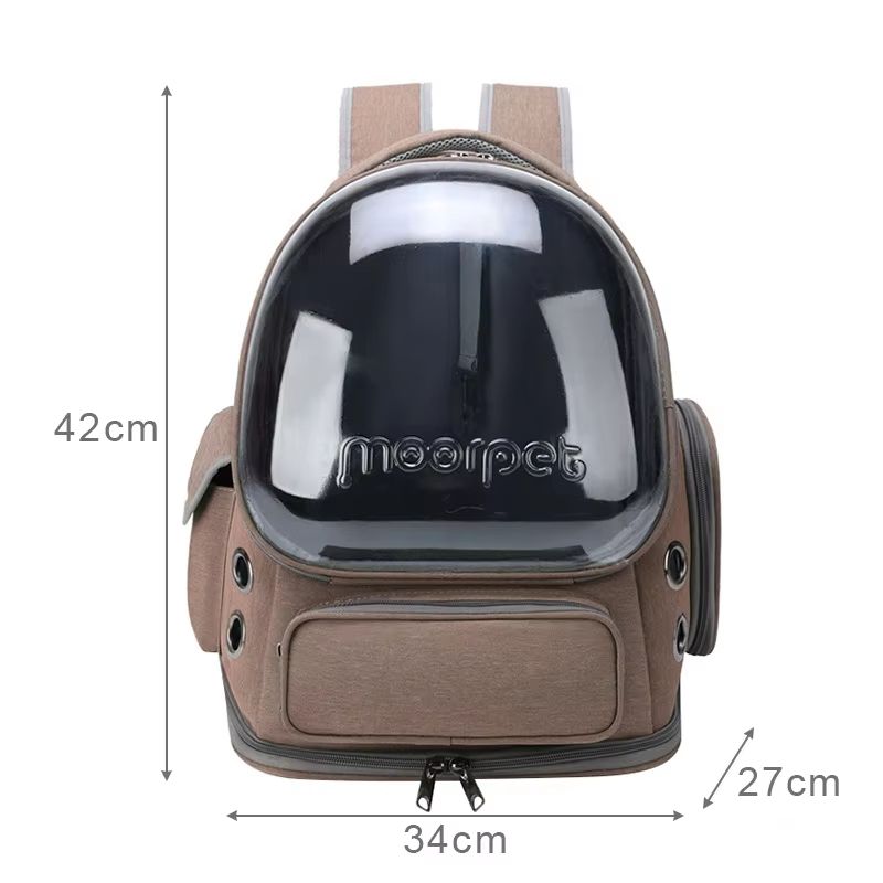 Transparent Cat Carrier Backpack  Breathable Travel Bag For Cats And Small Dogs 5