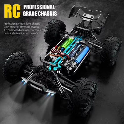 1 Is To 6 High Speed RC Car  4WD Drift Monster Truck With LED Lights And Remote Control 2