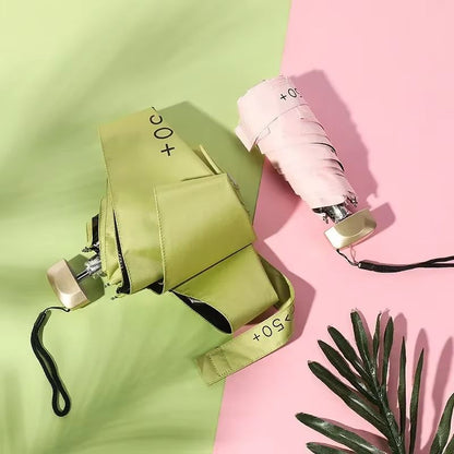 Mini Pocket Umbrella  Folding Sun And Rain Umbrella With UV Protection 1