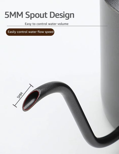 Gooseneck Coffee Kettle  Stainless Steel Pour Over Drip Pot For Coffee And Tea 2
