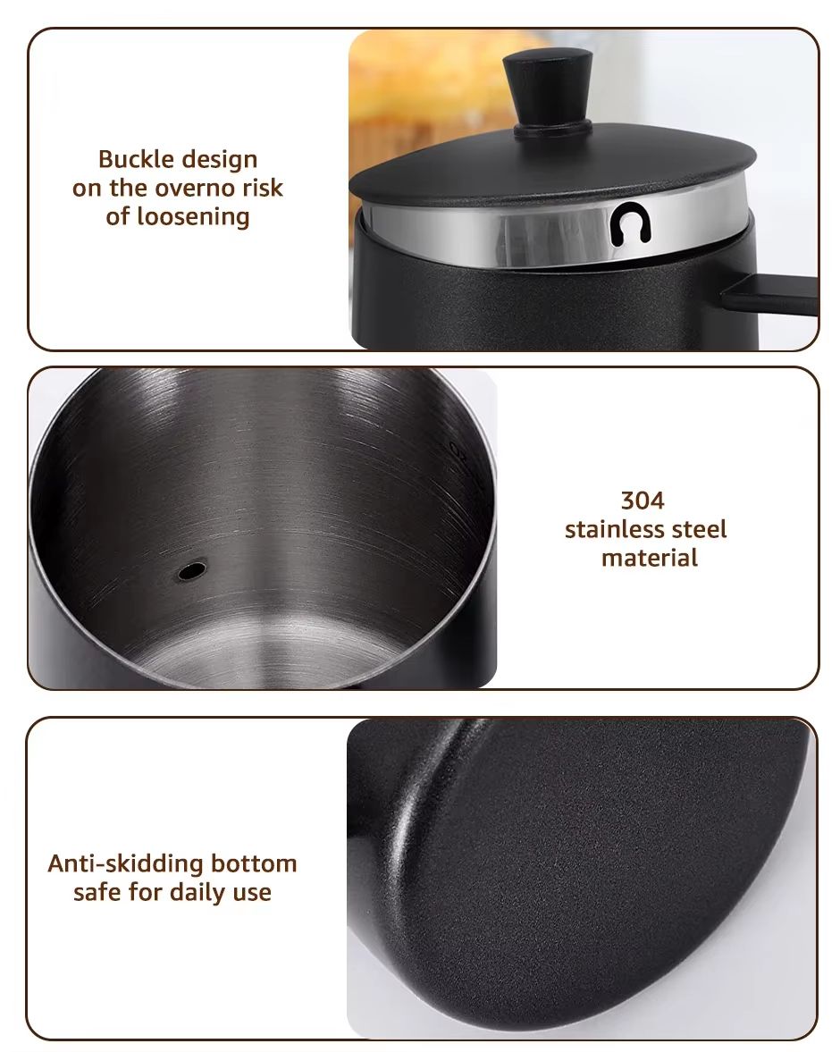 Gooseneck Coffee Kettle  Stainless Steel Pour Over Drip Pot For Coffee And Tea 4