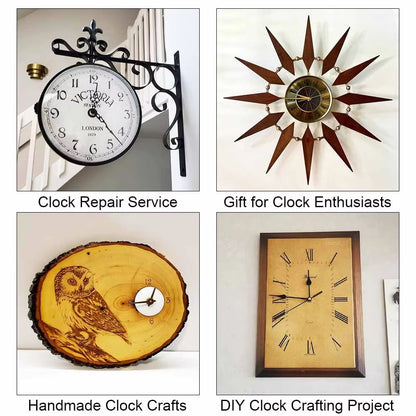 DIY Quartz Clock Movement Kit  Silent Wall Clock Mechanism With Long Shaft 5