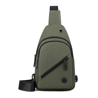 Lightweight Mens Crossbody Chest Bag  Casual Nylon Sling Bag For Hiking And Daily Commute 9