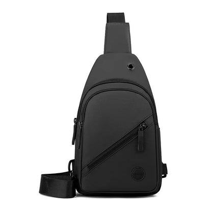 Lightweight Mens Crossbody Chest Bag  Casual Nylon Sling Bag For Hiking And Daily Commute 6