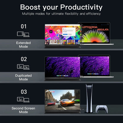 156 Inch Portable Monitor USB C HDMI 5