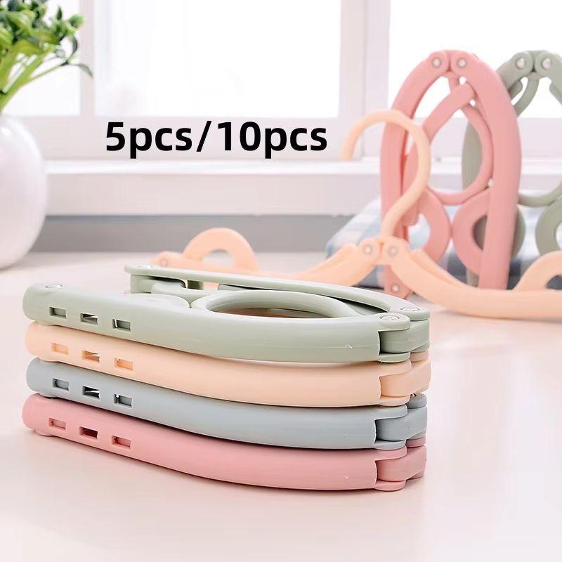 Portable Foldable Clothes Hangers - Travel and Home Multi-Functional Storage Solution (5pcs/10pcs Set)