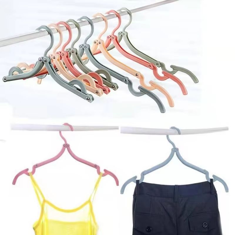 Portable Foldable Clothes Hangers  Travel And Home MultiFunctional Storage Solution 5pcs10pcs Set 3