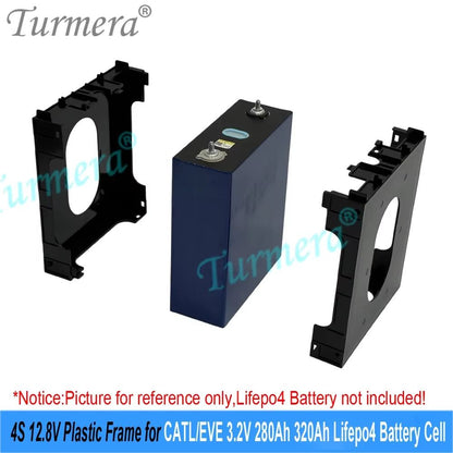 12V Battery Frame Holder  FlameRetardant ABS PC Plastic Case With Latches For Lifepo4 Cells 1