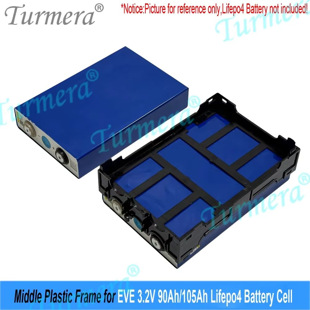12V Battery Frame Holder  FlameRetardant ABS PC Plastic Case With Latches For Lifepo4 Cells 2