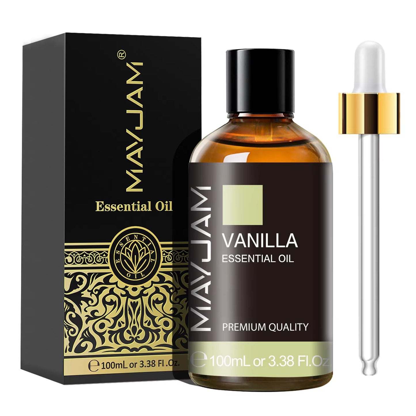 MAYJAM 100ml Essential Oil With Dropper  Sandalwood Lavender Eucalyptus Vanilla Aromatherapy For Di 9