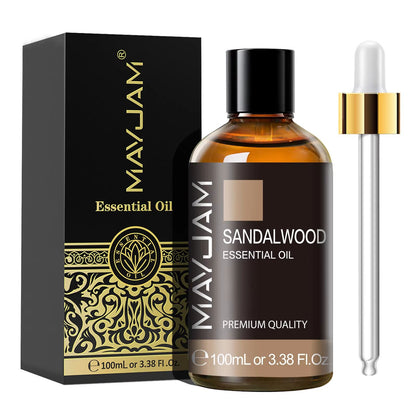 MAYJAM 100ml Essential Oil With Dropper  Sandalwood Lavender Eucalyptus Vanilla Aromatherapy For Di 1