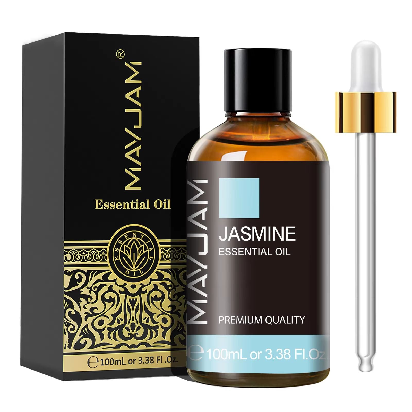 MAYJAM 100ml Essential Oil With Dropper  Sandalwood Lavender Eucalyptus Vanilla Aromatherapy For Di 7