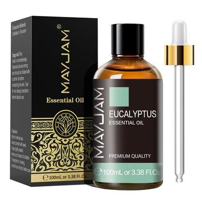 MAYJAM 100ml Essential Oil With Dropper  Sandalwood Lavender Eucalyptus Vanilla Aromatherapy For Di 8