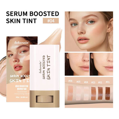 SerumBoosted Foundation Stick  High Coverage Hydrating Balm Skin Tint For Smooth Plump  Radiant Fin 1