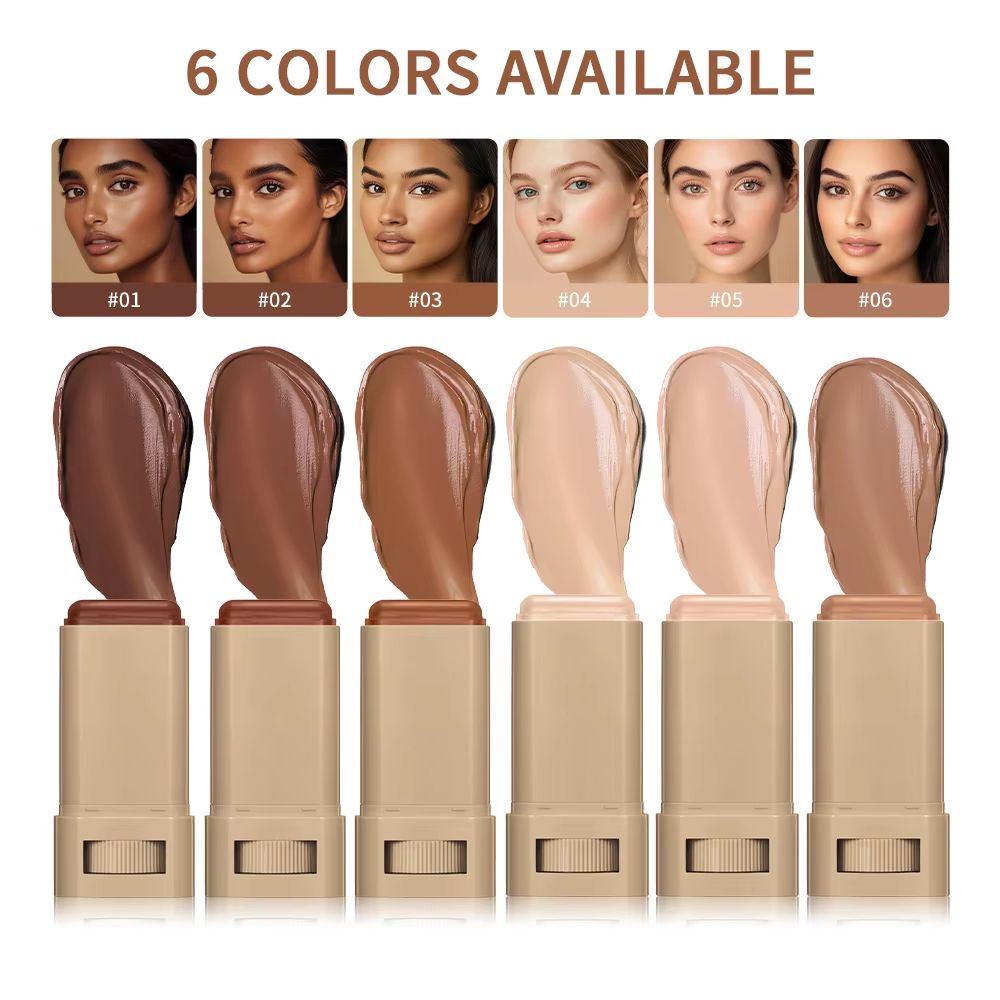 SerumBoosted Foundation Stick  High Coverage Hydrating Balm Skin Tint For Smooth Plump  Radiant Fin 2