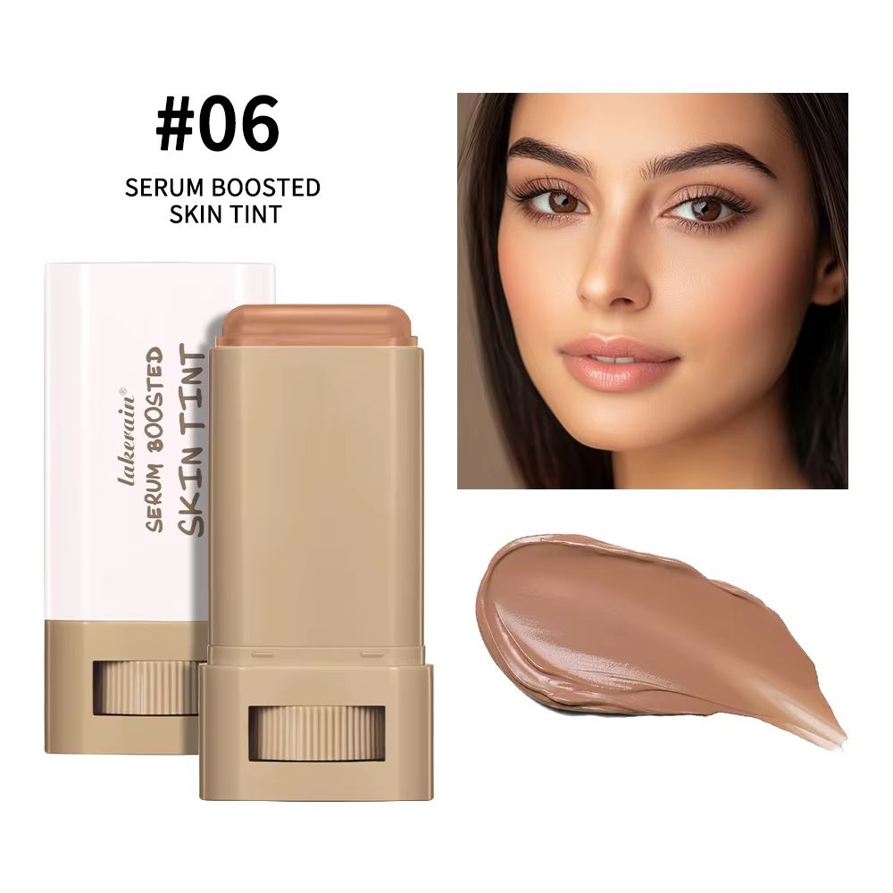 SerumBoosted Foundation Stick  High Coverage Hydrating Balm Skin Tint For Smooth Plump  Radiant Fin 12