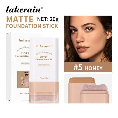 SerumBoosted Foundation Stick  High Coverage Hydrating Balm Skin Tint For Smooth Plump  Radiant Fin 17
