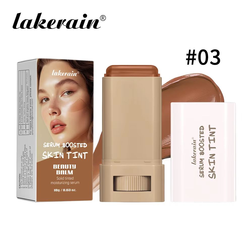 SerumBoosted Foundation Stick  High Coverage Hydrating Balm Skin Tint For Smooth Plump  Radiant Fin 19