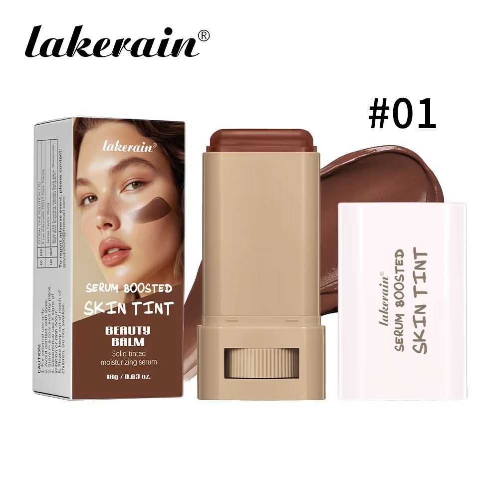 SerumBoosted Foundation Stick  High Coverage Hydrating Balm Skin Tint For Smooth Plump  Radiant Fin 6