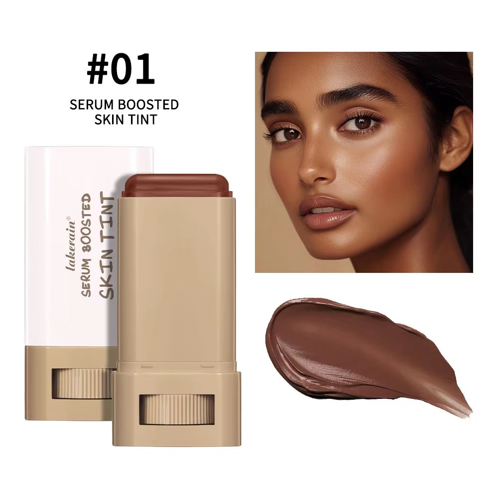 SerumBoosted Foundation Stick  High Coverage Hydrating Balm Skin Tint For Smooth Plump  Radiant Fin 7