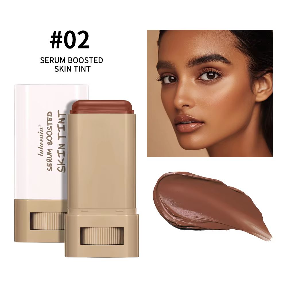 SerumBoosted Foundation Stick  High Coverage Hydrating Balm Skin Tint For Smooth Plump  Radiant Fin 8