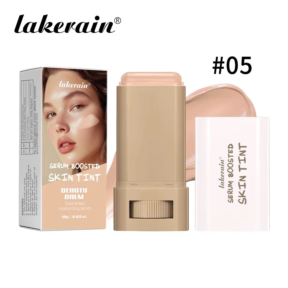 SerumBoosted Foundation Stick  High Coverage Hydrating Balm Skin Tint For Smooth Plump  Radiant Fin 21