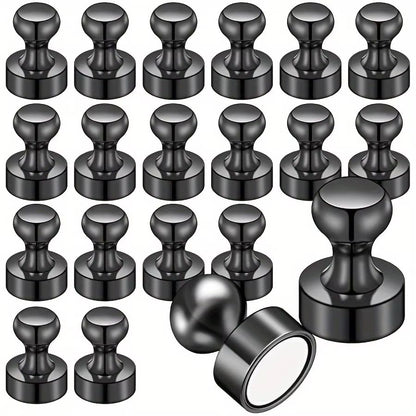Black Neodymium Magnetic Push Pins  Extra Strong Refrigerator  Whiteboard Magnets For Office Kitche 9