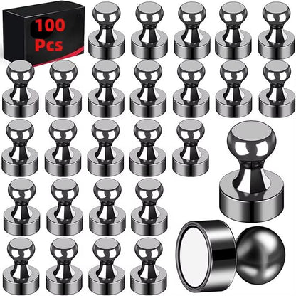 Black Neodymium Magnetic Push Pins  Extra Strong Refrigerator  Whiteboard Magnets For Office Kitche 11