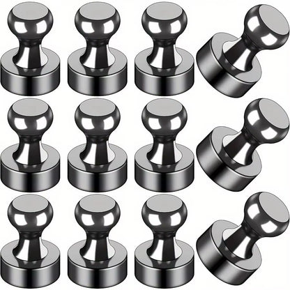 Black Neodymium Magnetic Push Pins  Extra Strong Refrigerator  Whiteboard Magnets For Office Kitche 7