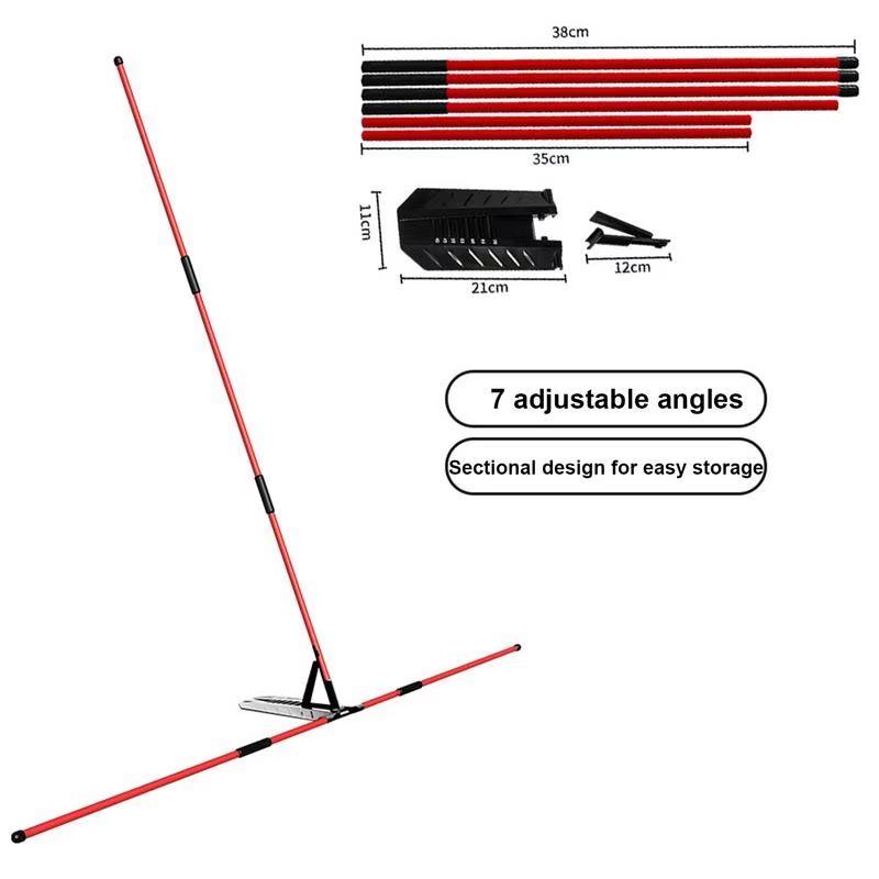 Golf Swing Alignment Rod Trainer  Adjustable Practice Plate For Swing Angle Posture Correction And  5
