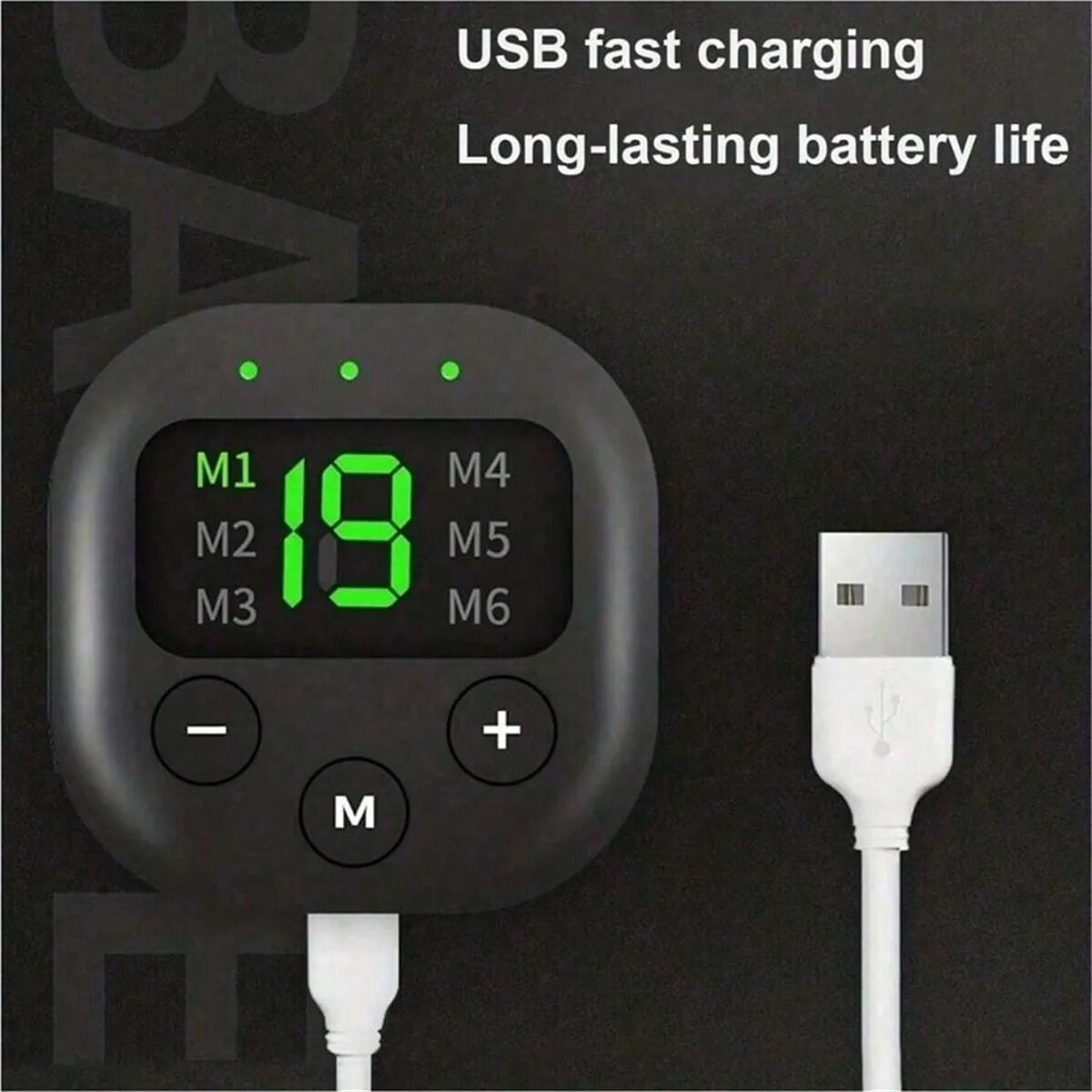 Waist Massager Portable USB Charging Shaper Belt 3