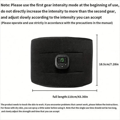 Waist Massager Portable USB Charging Shaper Belt 5