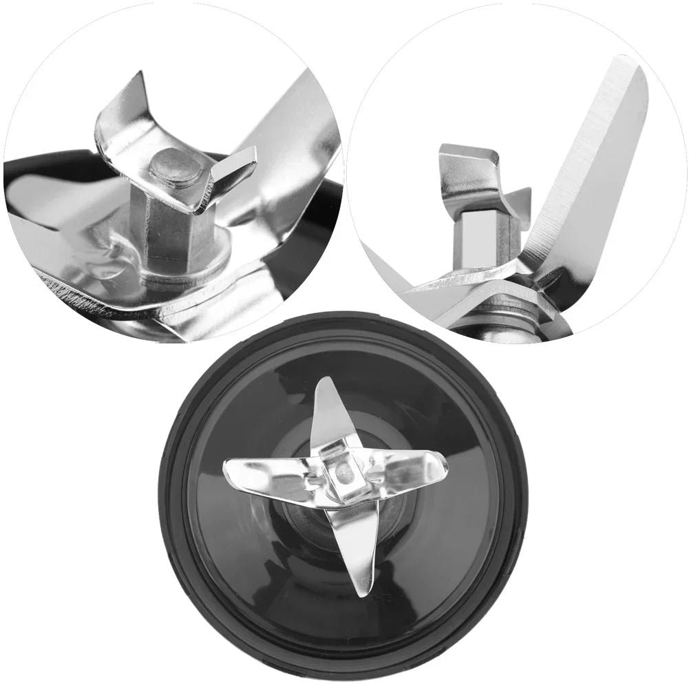 1000W 7 Fin Extractor Bottom Blade Replacement For Blender Juicer Cups 18oz 24oz 32oz Compatible Wi 1