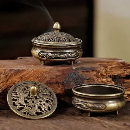 Mini Aromatherapy Incense Burner with Three Legged Design