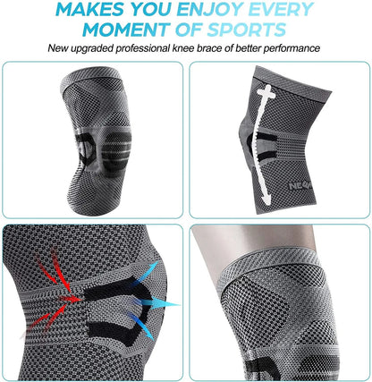 Knee Brace Compression Sleeve For Sports And Joint Support 3