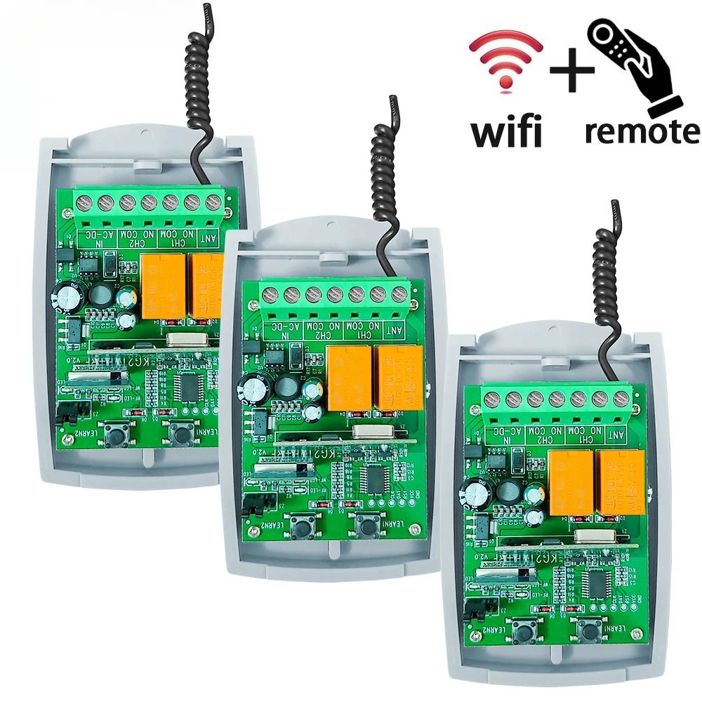 Universal Smart WiFi Receiver 2CH With Remote Control 10