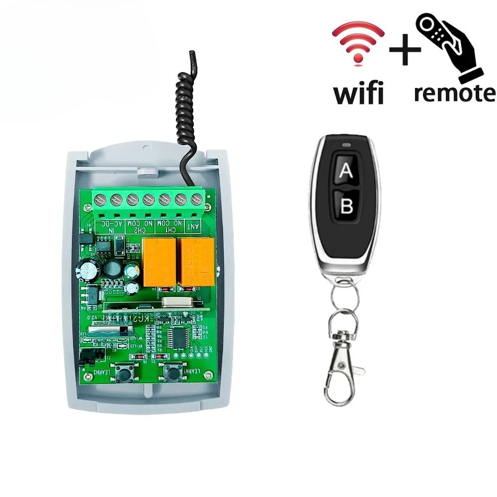 Universal Smart WiFi Receiver 2CH With Remote Control 7