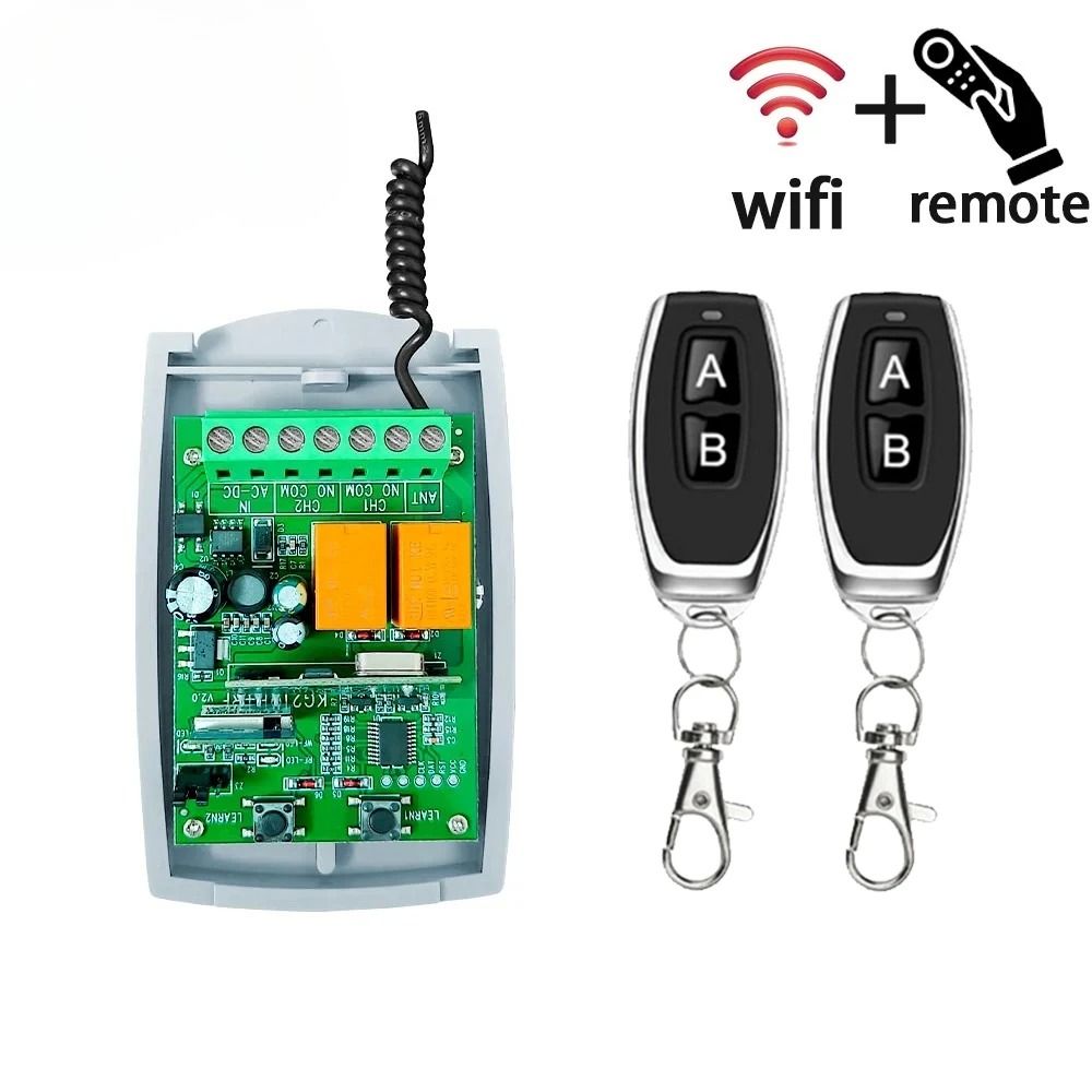 Universal Smart WiFi Receiver 2CH With Remote Control 8