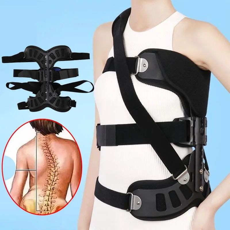Fixed Spinal Support Brace for Children and Adults with Breathable Aluminum Alloy Design
