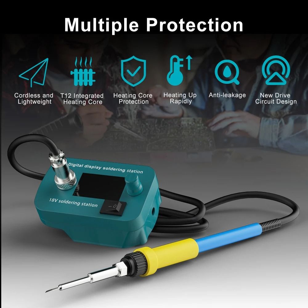 Cordless Soldering Iron Tool Compatible With Makita 18V Batteries For DIY And Professional Repairs 3