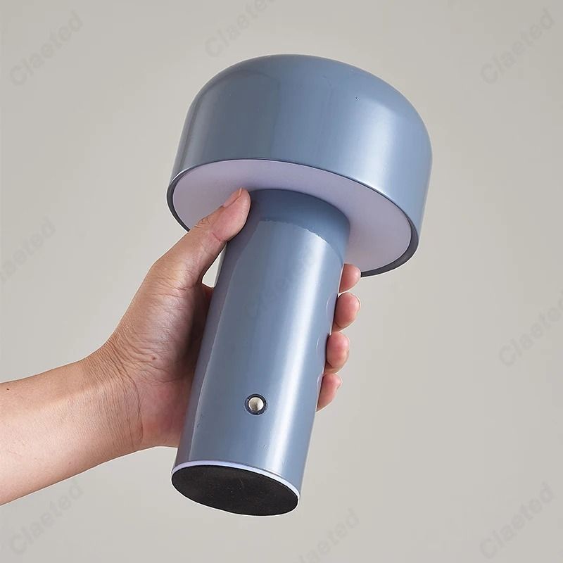 Portable Mushroom Table Lamp With Touch Control And Rechargeable Design 8