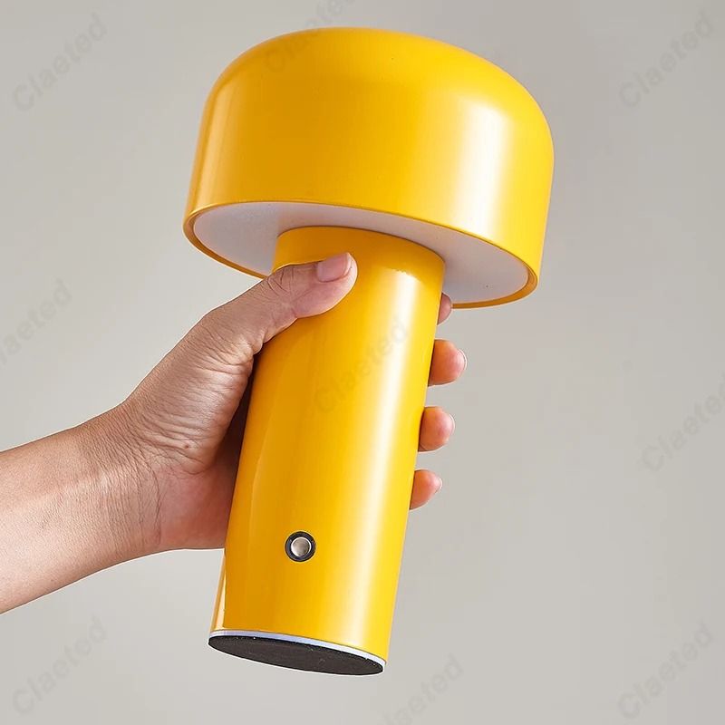 Portable Mushroom Table Lamp With Touch Control And Rechargeable Design 11